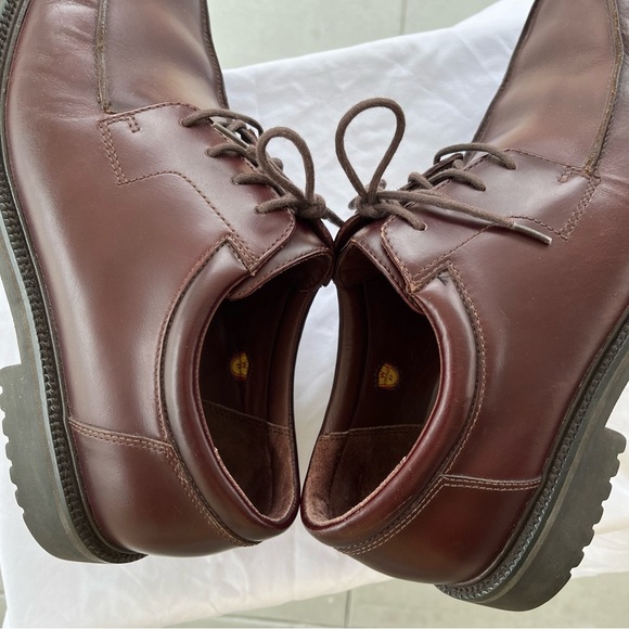 Cole Haan Split Toe Brown Leather Oxford Lace Up Dress Shoes Size 11 1/2 M